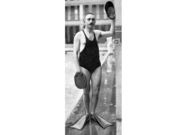 Louis de Corlieu: 어머니 수영 지느러미의 아버지